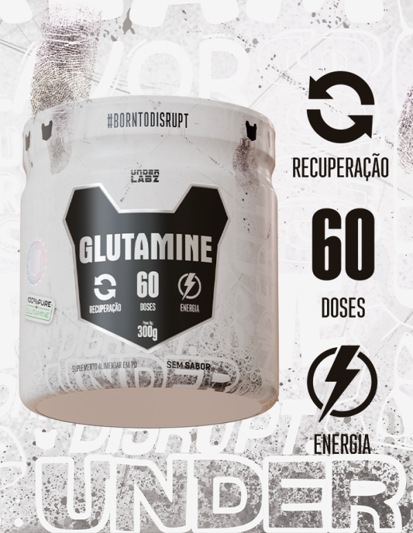 GLUTAMINA 100% PURE BORNTODISRUPT 300G - Image 2